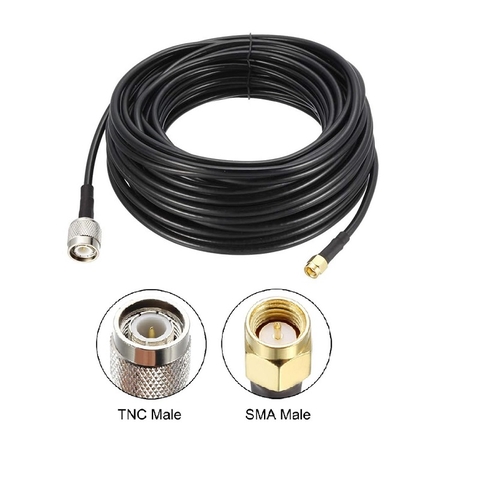 Cáp Chuyển Đổi SMA Đực Sang TNC Đực Dài 3m Cáp RG58