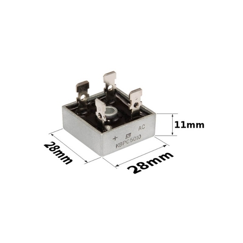 Diode cầu vỏ nhôm 50A KBPC5010