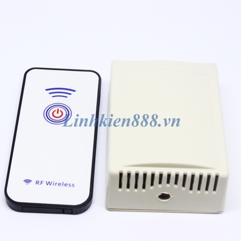 Bộ điều khiển xa RF 433Mhz + Wifi gồm remote 1 nút và module thu, điện áp 220V, có relay