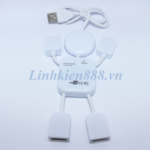USB hub 4 cổng hình robot