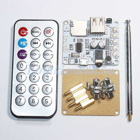 Mạch Phát Âm Thanh Bluetooth 4.1 Kèm Điều Khiển Và Anten