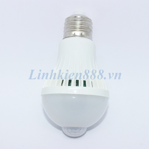 Đèn LED thông minh 5W màu sáng ấm có cảm biến chuyển động