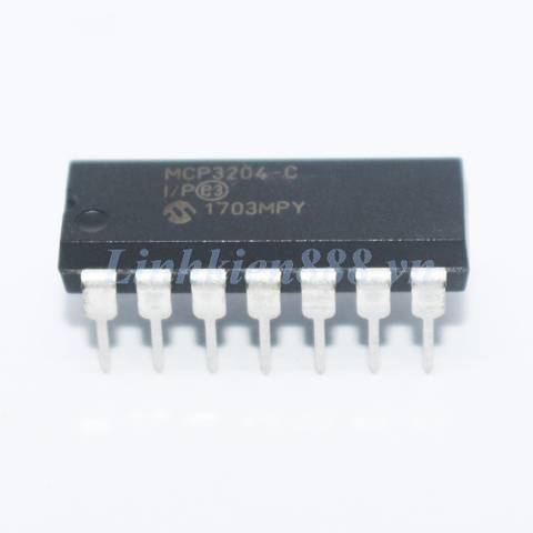 IC chuyển đổi A/D MCP3204-C I/P DIP-14