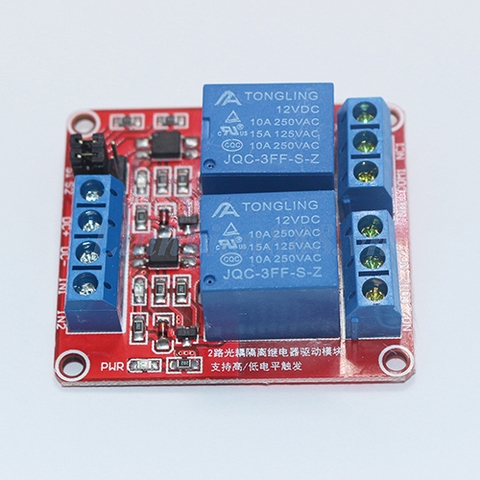 Module Relay 2 kênh 12V 10A Cách Ly Quang