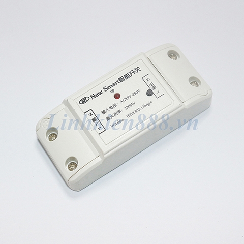 Công tắc điều khiển qua wifi và phần mềm 220V 10A