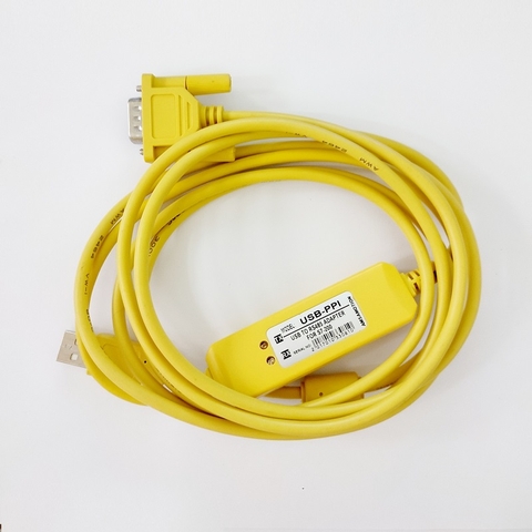 Cáp PPI lập trình PLC màu vàng