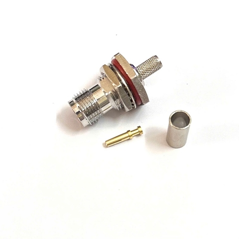 Đầu nối TNC-KY-3 hàn cáp RG58, RG400