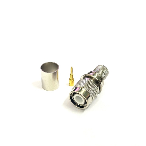 Đầu TNC male hàn cáp RG8, RG213, LMR400 TNC-J-7