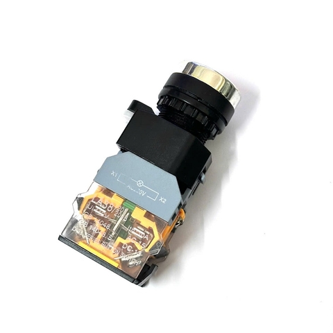 Nút nhấn giữ có đèn LA38 màu đỏ