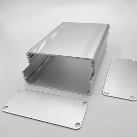 Hộp nhôm 120x88x38mm màu bạc