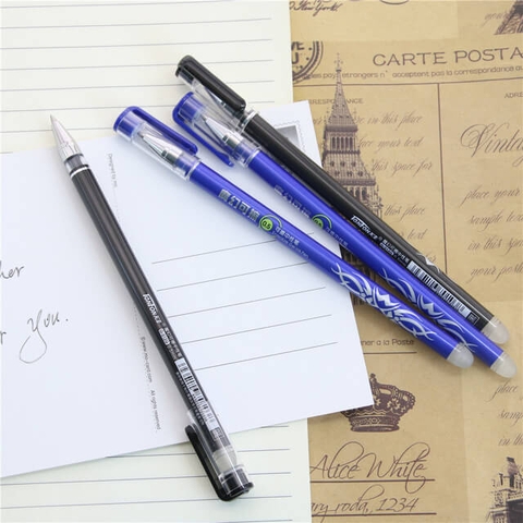 Bút mực nước Erasable màu xanh