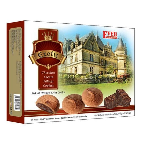 Bánh nhân mứt vị Chocolate Malaysia