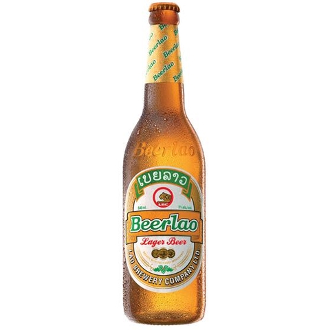 Bia Lào Vàng - chai 640ml