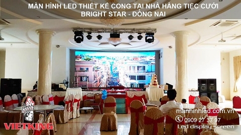 LED P5 indoor cong nhà hàng tiệc cưới Bright Star Đồng Nai