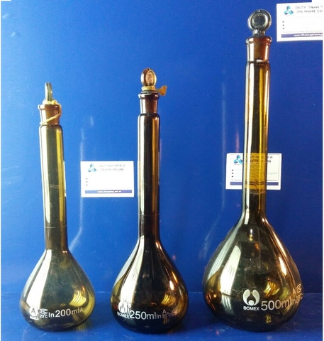 Bình định mức nâu 1000ml
