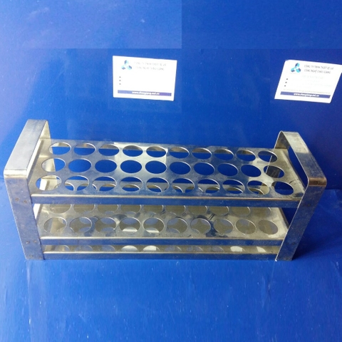 Giá ống nghiệm 3 hàng inox