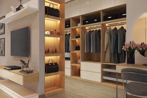 Phòng thay đồ (Closet) trong nhà – Không gian sống nên có của phụ nữ hiện đại