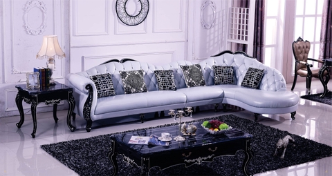 Sofa Da Tân Cổ Điển 2017