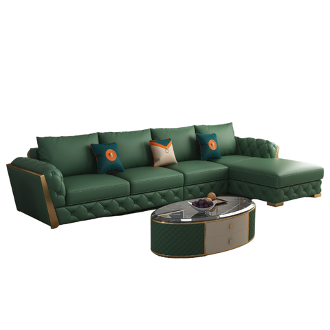 SOFA DA VIỀN VÀNG 819