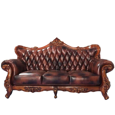 SOFA TÂN CỔ ĐIỂN DA BÒ M1780-2