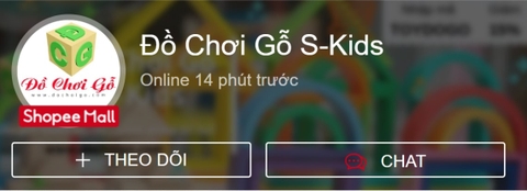 Chào đón gian hàng SHOPEE MALL - Đồ Chơi Gỗ S-Kids