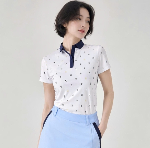 Áo golf NỮ V95637 2WSPO-TB181 WH (A205)
