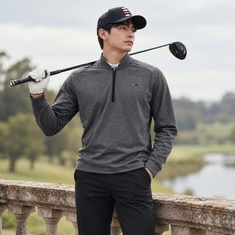Áo Golf Nam Dài Tay PUMA Moving Day 1/4zip 59955904(a2394)clb winter