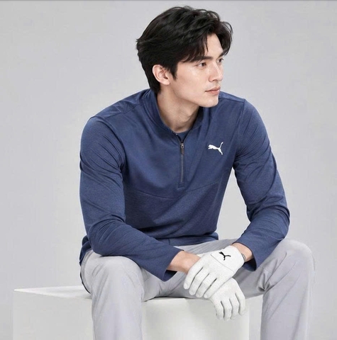 Áo Golf Nam PUMA Cloudspun Stlth ¼ Zip 59758808(a2398)clb winter