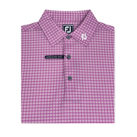 Áo golf nam FJ Lisle Plaid 86493(A807)
