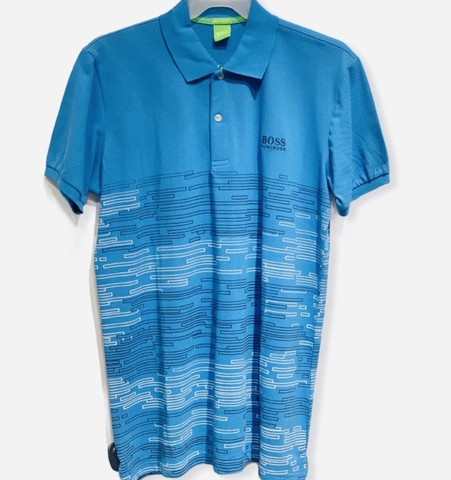 Áo golf nam HUGO BOSS Green  Paule Pro 2 Training Blue (A760)