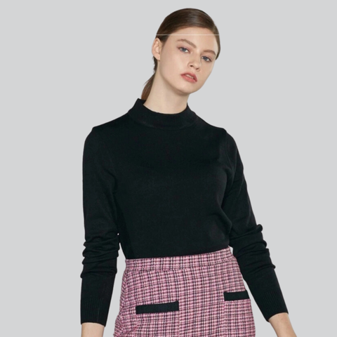 Áo golf Nữ Dài Tay IMPERIAL black (a287)