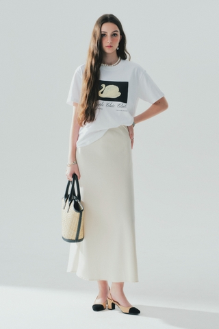 Caily Silk Skirt