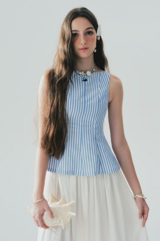 Clea Linen Top
