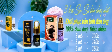 Chai Xịt Sìn Sú Ê Đê Dạng Nước 3ml Thảo Dược Chống Xuất Tinh Sớm