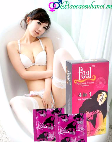 Bao Cao Su Feel 4 in 1 Chống Xuất Tinh Sớm