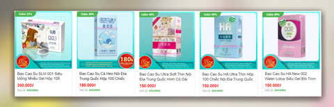 Bao Cao Su Cá Heo Nội Địa Trung Quốc Hộp 100 Chiếc