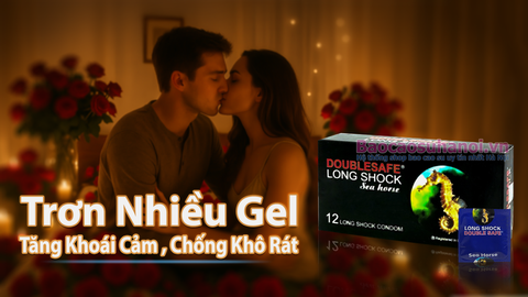 Bao Cao Su Cá Ngựa Doublesafe Long Shock Sea Horse