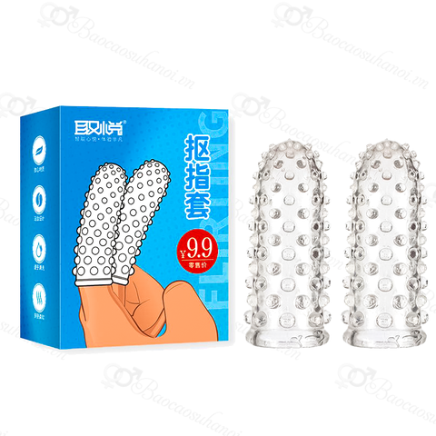Bao Cao Su Đôn Dên 2 Ngón Tay Siêu Kích Thích