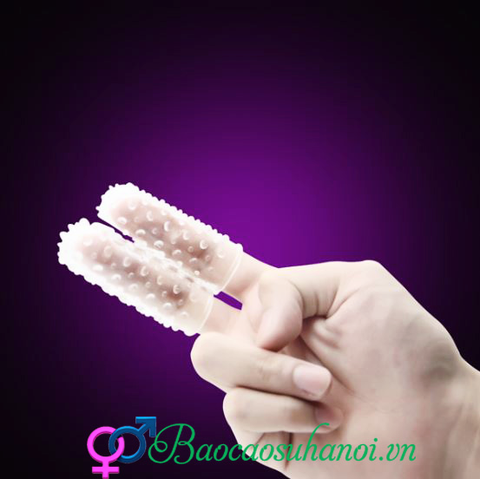Bao Cao Su Đôn Dên 2 Ngón Tay Siêu Kích Thích