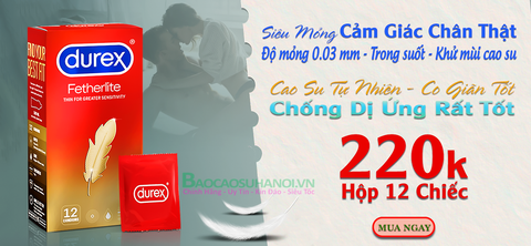 Bao Cao Su Durex Fetherlite Siêu Mỏng