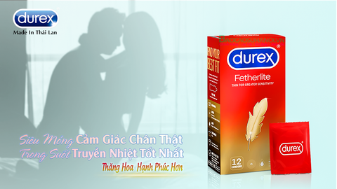 Bao Cao Su Durex Fetherlite Siêu Mỏng