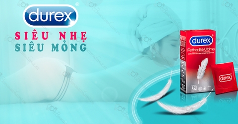 Bao Cao Su Durex Fetherlite Siêu Mỏng