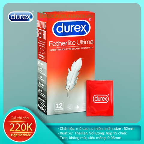Bao Cao Su Durex Fetherlite Ultima