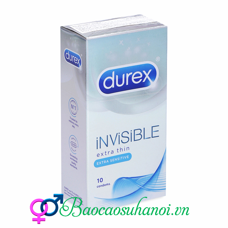 BAO CAO SU DUREX INVISIBLE SIÊU MỎNG MÀU TRẮNG CHÍNH HÃNG