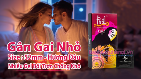 Bao Cao Su Feel 4 in 1 Chống Xuất Tinh Sớm
