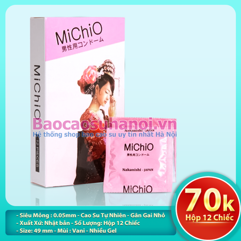 Bao Cao Su Michio Siêu Mỏng Nhật Bản