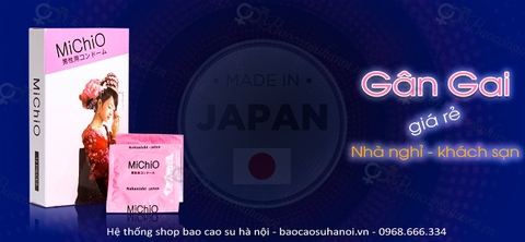 Bao Cao Su Michio Siêu Mỏng Nhật Bản