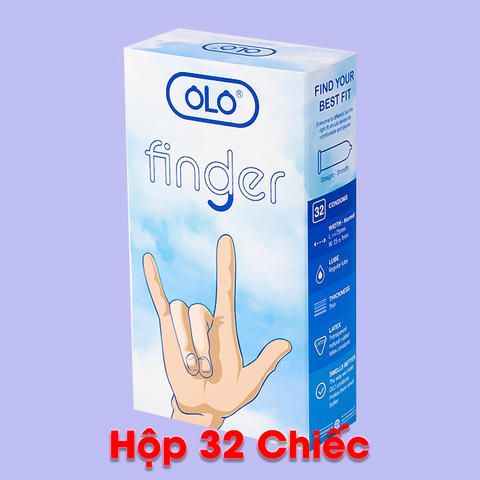 Bao Cao Su Ngón Tay OLO FINGER Hộp 32 Chiếc Cao Cấp