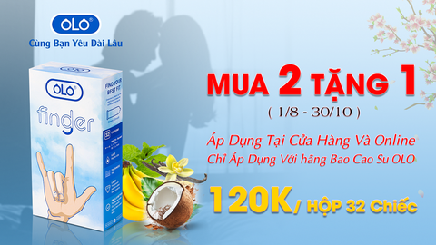 Bao Cao Su Ngón Tay OLO FINGER Hộp 32 Chiếc Cao Cấp