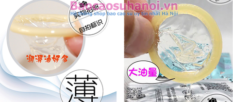 Bao Cao Su HA New 002 Water Lotus Siêu Gel Bôi Trơn - Nội Địa Trung Quốc